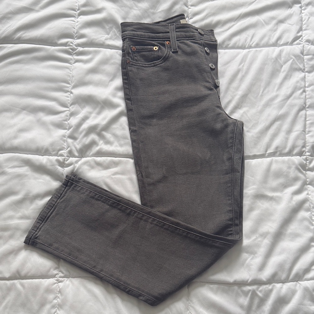 Levi's Women's Straight Leg Jeans - Dark Gray